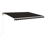 Vidaxl Luifel udvider automatisk 450x350 cm antracit -farvet