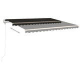 Vidaxl Luifel udvider automatisk 450x350 cm antracit -farvet