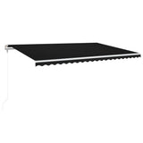 Vidaxl Luifel udvider automatisk 500x350 cm antracit -farvet