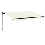 Vidaxl Luifel udvider manuelt 350x250 cm creme -farvet