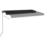 Vidaxl Luifel udvider manuelt 450x350 cm antracit -farvet