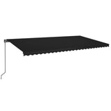 Vidaxl Luifel udvider manuelt 600x350 cm antracit -farvet