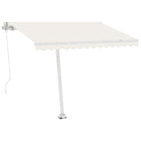 Vidaxl Luifel løsrevet manuelt udvider 300x250 cm creme -farvet