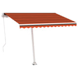 Vidaxl Luifel løsrevet manuelt udvider 300x250 cm orange brun