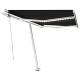 Vidaxl Luifel Automatisk med LED og vindsensor 350x250 cm Anthracite