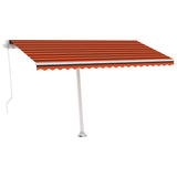 Vidaxl Luifel løsrevet manuelt udvider 400x300 cm orange brun