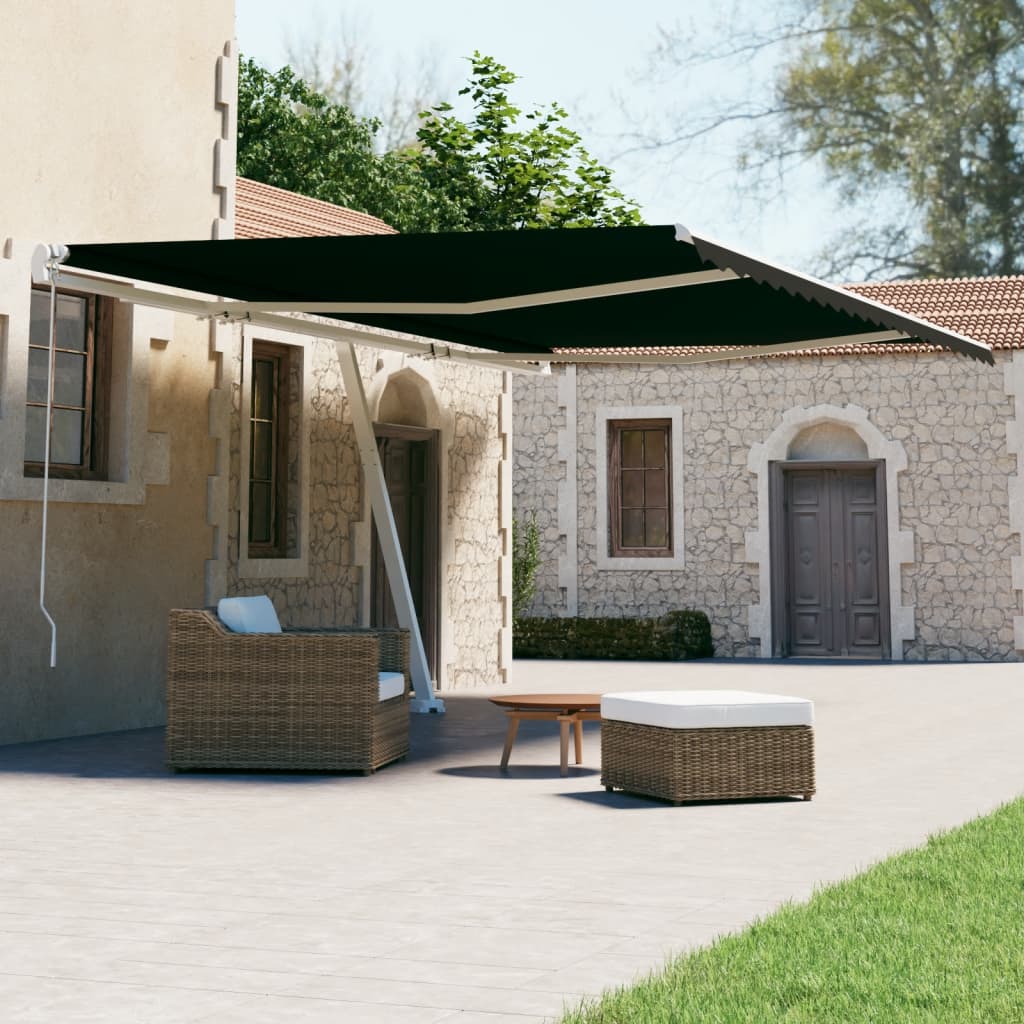 Vidaxl Laifel fritstående automatisk 600x300 cm antracit -farvet