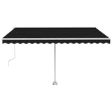Vidaxl Luifel Automatisk med LED og vindsensor 400x350 cm Anthracite