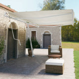 Vidaxl Luifel FREESIDE AUTOMATISK 600X350 CM CREAM -FARVET