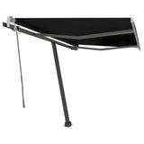 Vidaxl Luifel manuelt kan udvides med LED 300x250 cm anthracitfarve