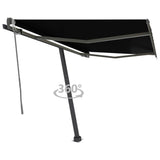 Vidaxl Laifel fritstående automatisk 300x250 cm antracit -farvet