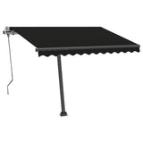Vidaxl Luifel manuelt kan udvides med LED 350x250 cm anthracitfarve