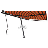 Vidaxl Luifel løsrevet manuelt udvider 400x300 cm orange brun