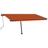 Vidaxl Luifel løsrevet manuelt udvider 400x300 cm orange brun