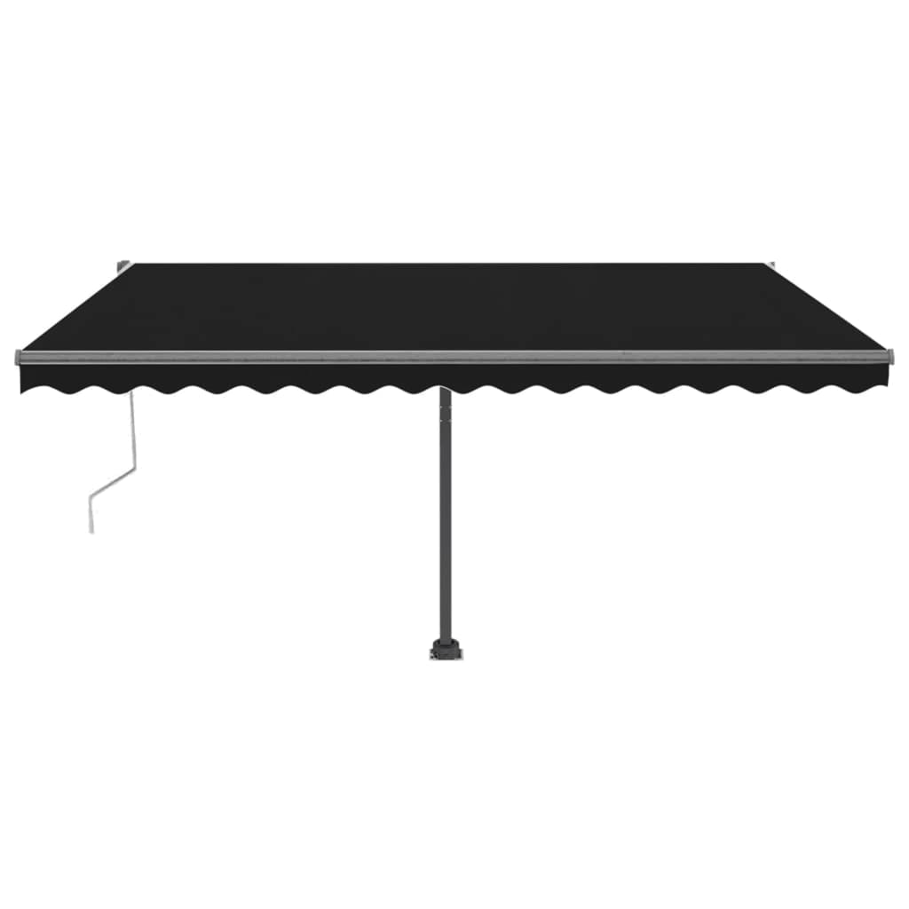 Vidaxl Luifel fritstående automatisk 400x300 cm antracit -farvet