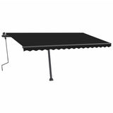 Vidaxl Luifel manuelt kan udvides med LED 450x300 cm anthracitfarve