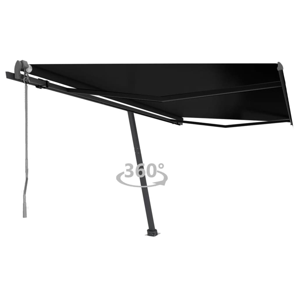 Vidaxl Laifel fritstående automatisk 450x300 cm antracit -farvet