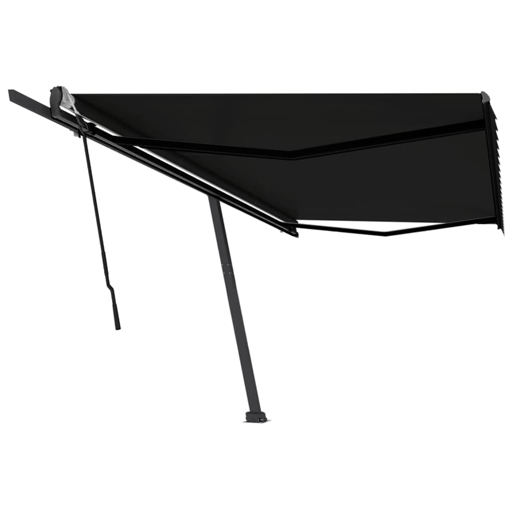 Vidaxl Luifel løsrives manuelt 500x300 cm antracit