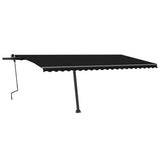 Vidaxl Luifel løsrives manuelt 500x300 cm antracit