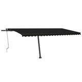 Vidaxl Luifel Automatisk med LED og vindsensor 500x300 cm Anthracite