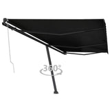 Vidaxl Laifel fritstående automatisk 600x300 cm antracit -farvet