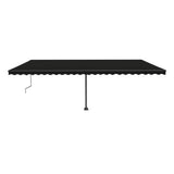 Vidaxl Laifel fritstående automatisk 600x300 cm antracit -farvet