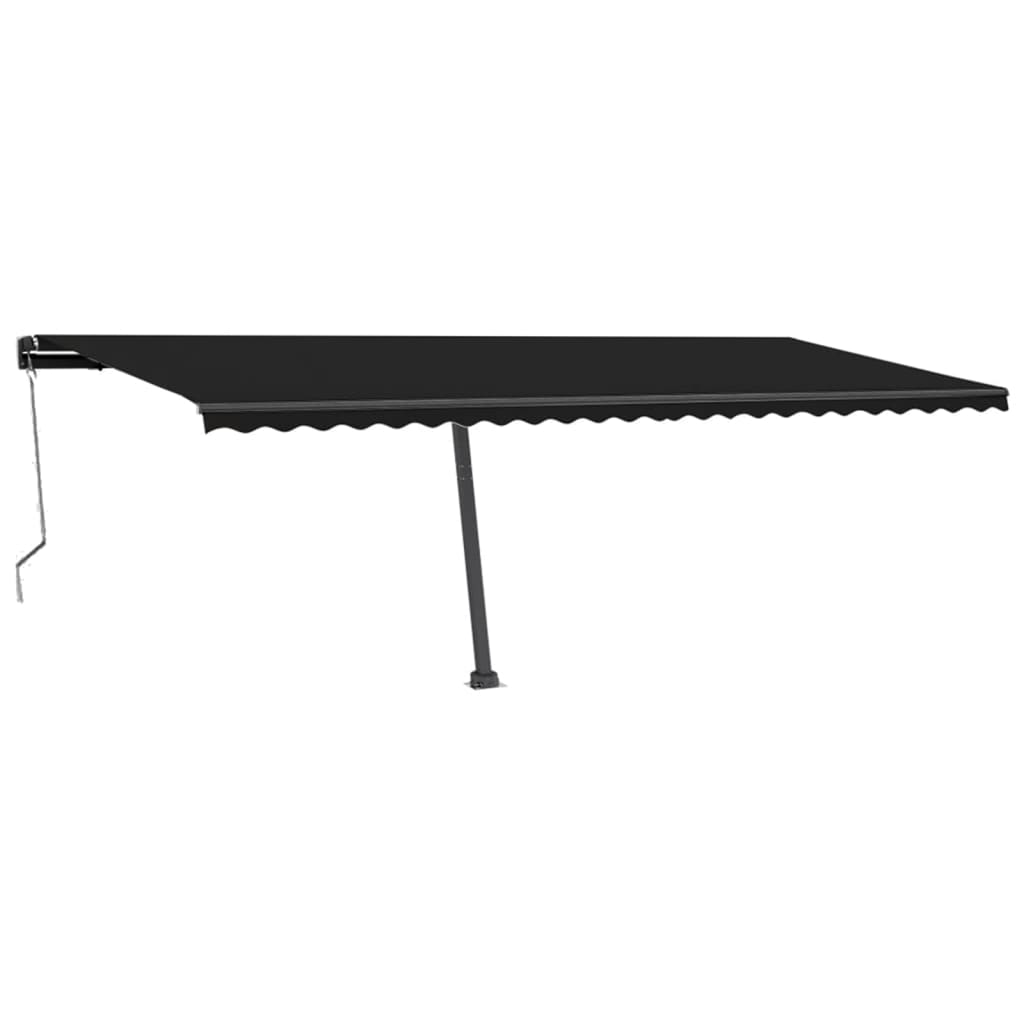 Vidaxl Luifel Automatisk med LED og vindsensor 600x300 cm Anthracite