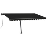 Vidaxl Luifel Automatisk med LED og vindsensor 450x350 cm Anthracite