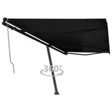 Vidaxl Laifel Frit -stående automatisk 600x350 cm antracit -farvet