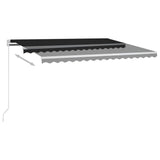 Vidaxl Luifel kan automatisk udvides med indlæg 4,5x3 m anthracitfarve