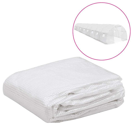 Vidaxl Kashoes udskiftning (36 m²) 3x12x2 m gennemsigtig