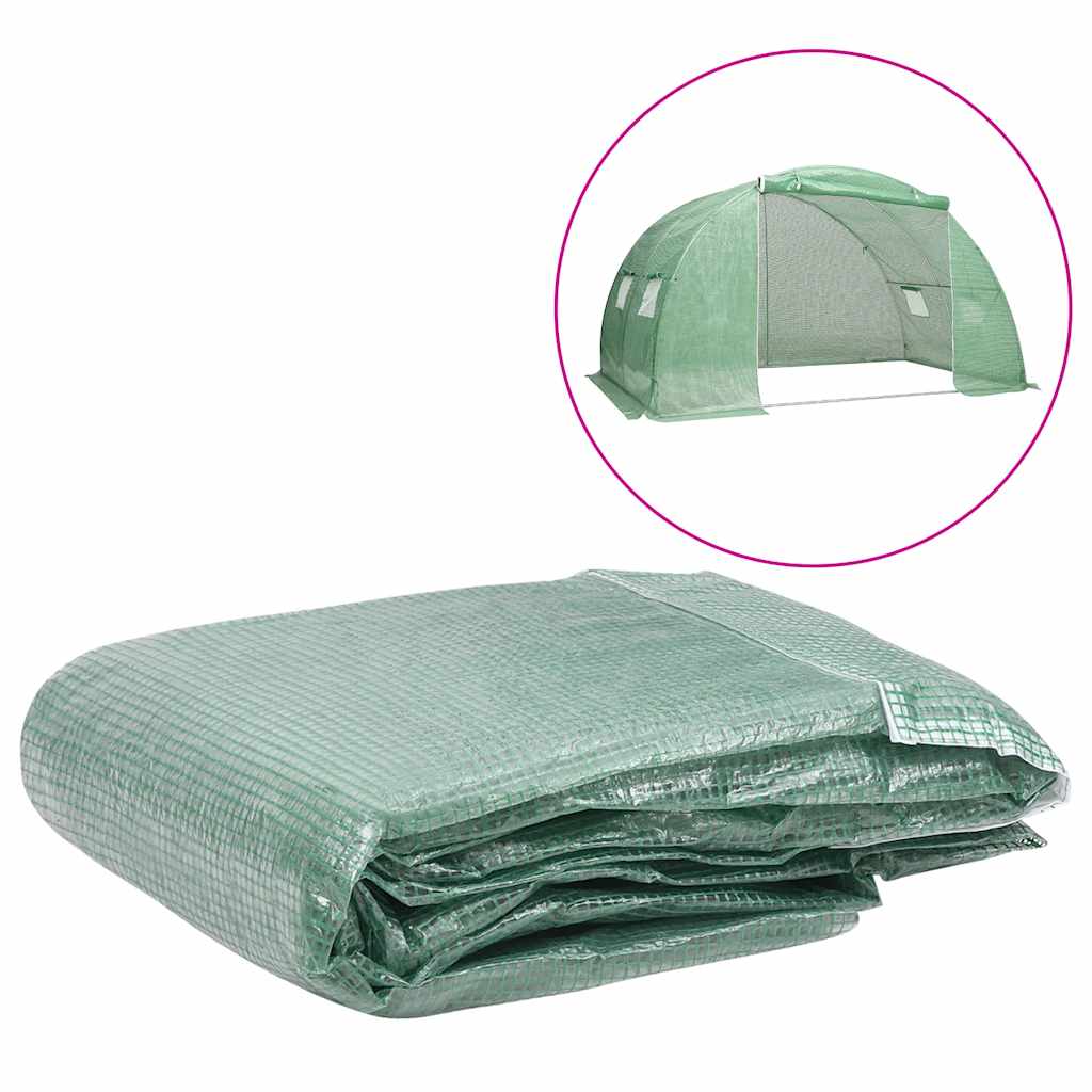 Vidaxl Kashoes udskiftning (8 m²) 400x200x200 cm grøn