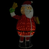 Vidaxl Santa Claus dekorativt førte 180 cm luksusstof