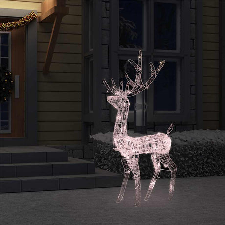 Vidaxl juledekorationer Reindeer 140 LEDS 120 cm akryl varm hvid