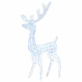 Vidaxl juledekorationer Reindeer 140 LEDS Kold hvid 120 cm akryl