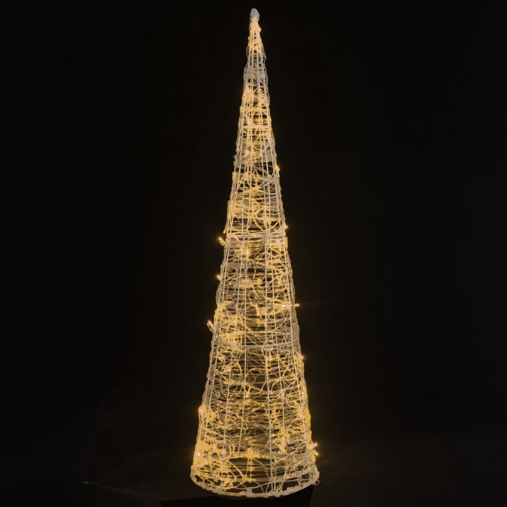 Vidaxl Light Cone Decorative LED Varm hvid 120 cm akryl