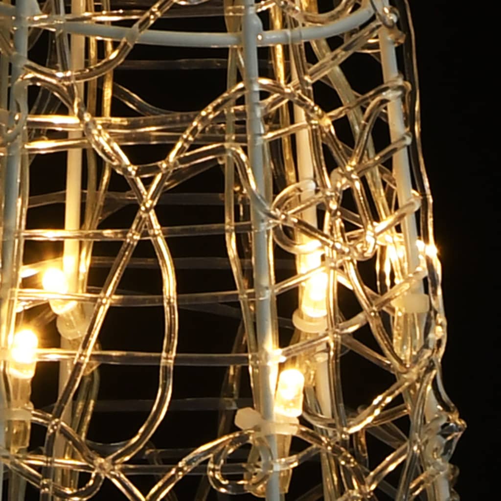 Vidaxl Light Cone Decorative LED Varm hvid 120 cm akryl