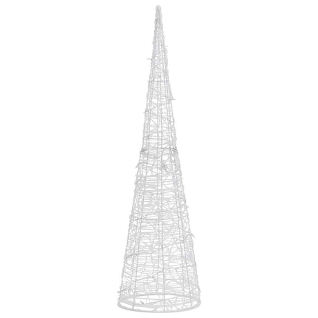 Vidaxl lys kegle dekorativ LED blå 120 cm akryl