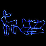 Vidaxl Christmas Decoration Reindeer og Slee 252 LED'er