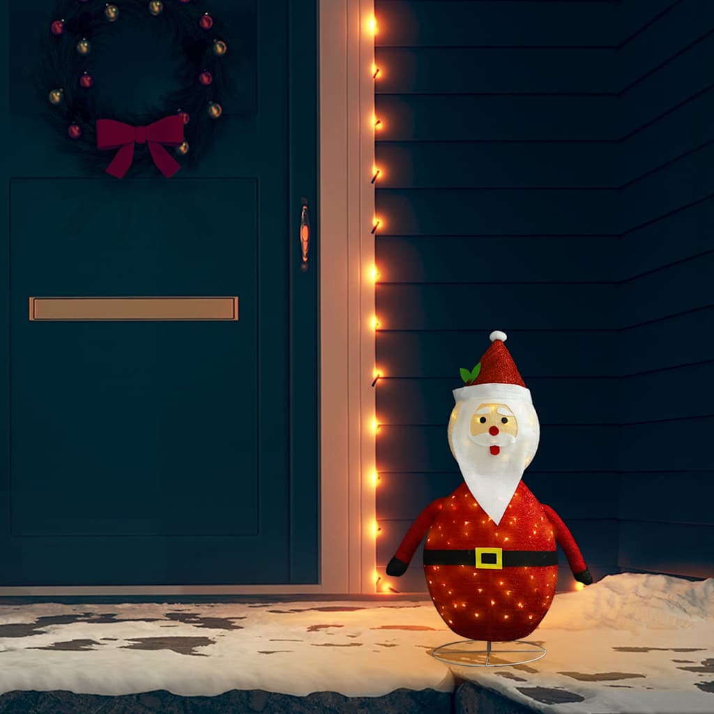 Vidaxl Santa Dekorativ LED 60 cm luksusstof