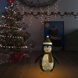 Vidaxl Christmas Penguin Dekorativt førte 60 cm luksusstof