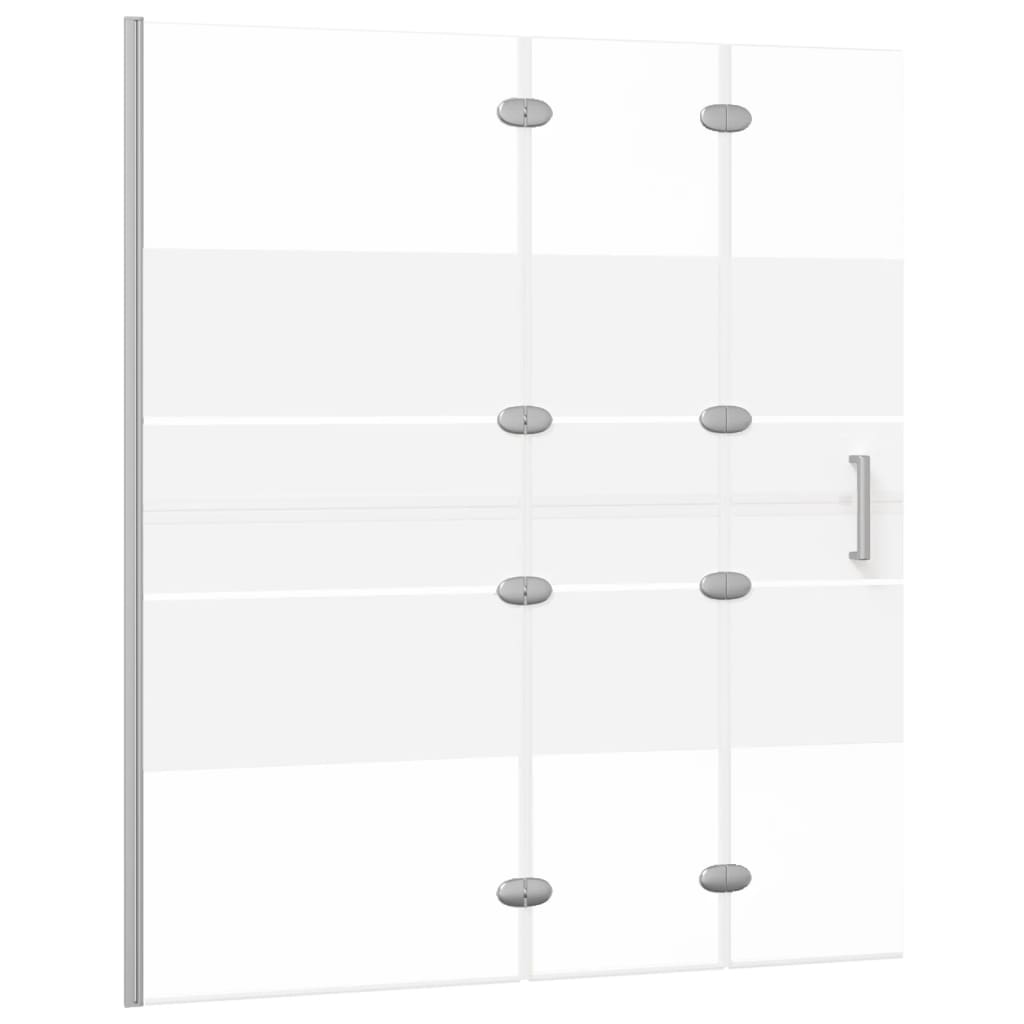 Vidaxl bruser kabinet sammenfoldelig 120x140 cm ESG White