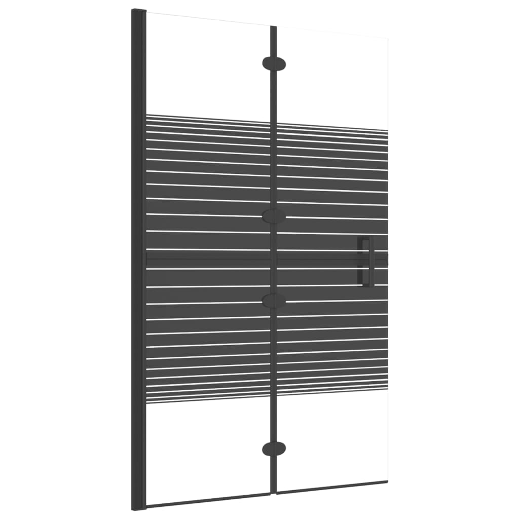 Vidaxl bruser kabinet sammenfoldelig 80x140 cm sort