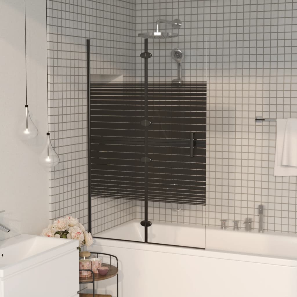 Vidaxl bruser kabinet sammenfoldelig 80x140 cm sort