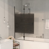 Vidaxl bruser kabinet sammenfoldelig 80x140 cm sort