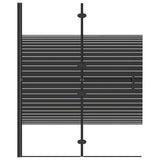 Vidaxl bruser kabinet 100x140 cm esg sort