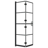 Vidaxl bruser kabinet sammenfoldelig 80x140 cm sort