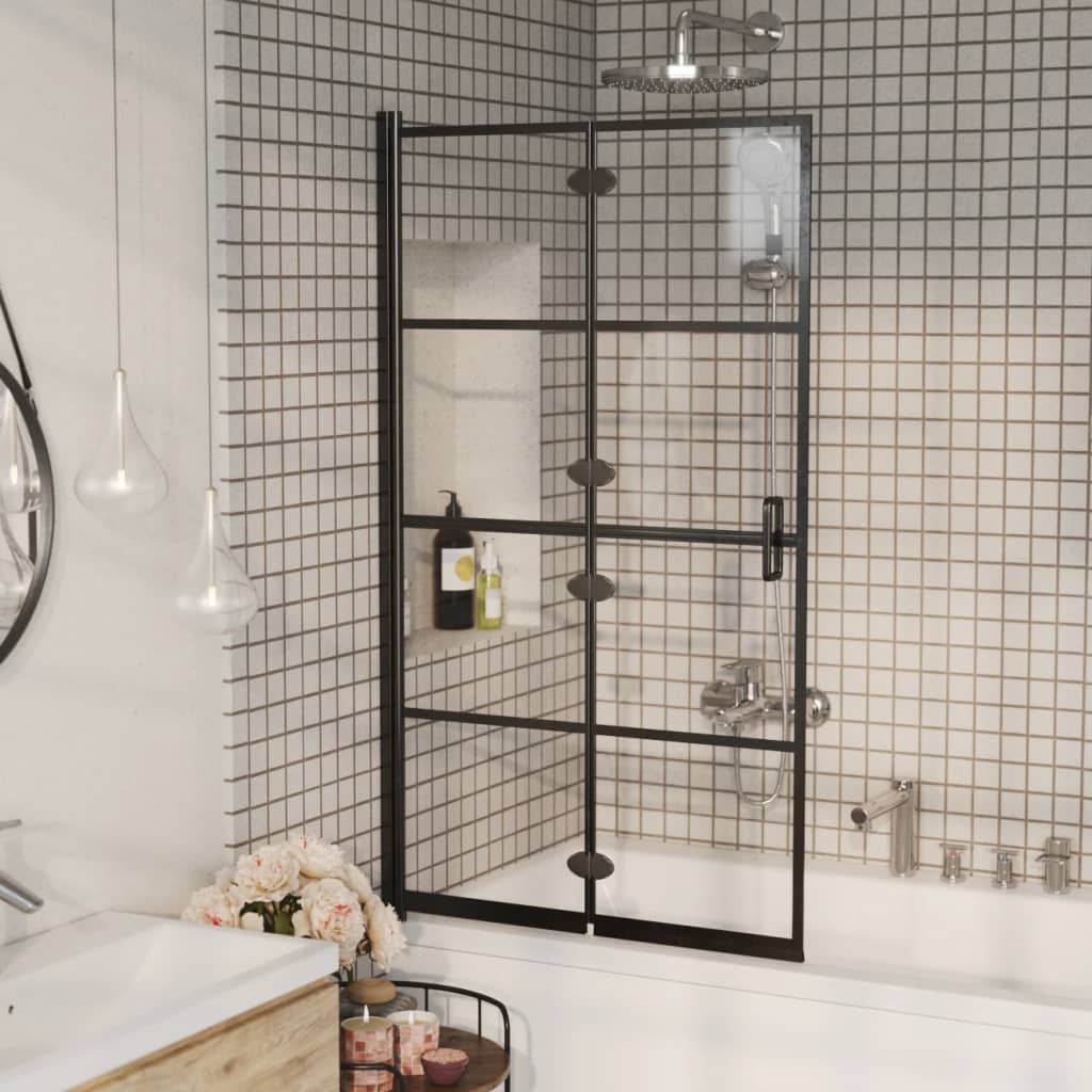 Vidaxl bruser kabinet sammenfoldelig 80x140 cm sort