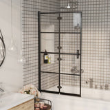 Vidaxl bruser kabinet sammenfoldelig 80x140 cm sort