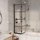 Vidaxl bruser kabinet sammenfoldelig 80x140 cm sort